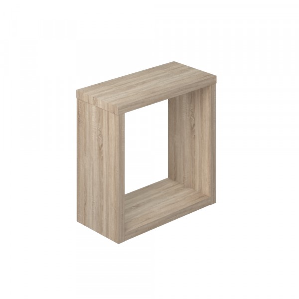 Фото Полка мебельная квадратная 270х270х124 (дуб сонома)