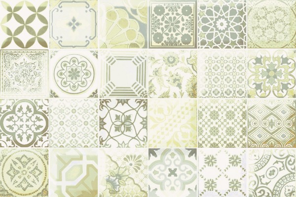 Фото Вставка равенна d зеленый 30x20