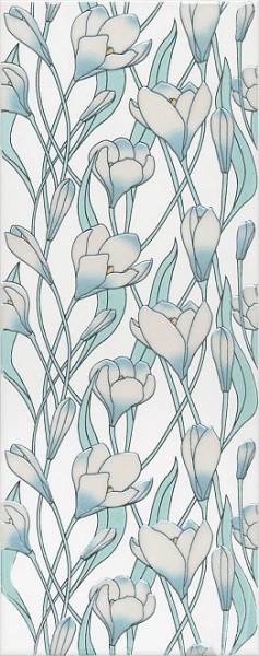 Фото Декор линьяно подснежники 20х50 opb017071t