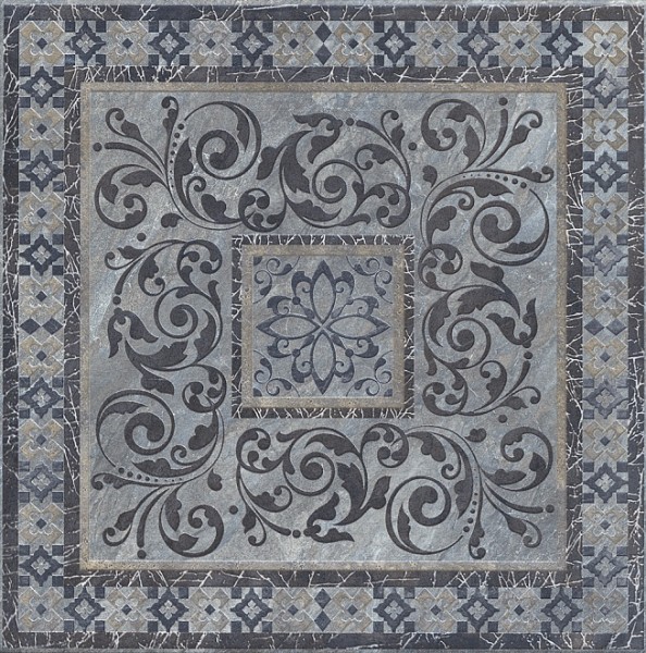 Фото Декор бромли серый тёмный 40,2х40,2 stgc257sg1504