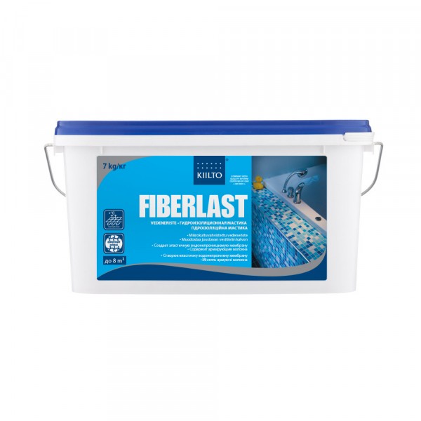 Фото Гидроизоляция kiilto fiberlast, 7 кг