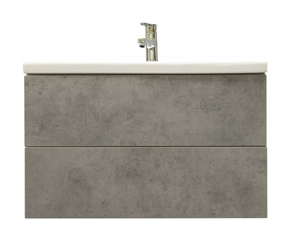 Фото Тумба 80п 2я чикаго светло-серый push