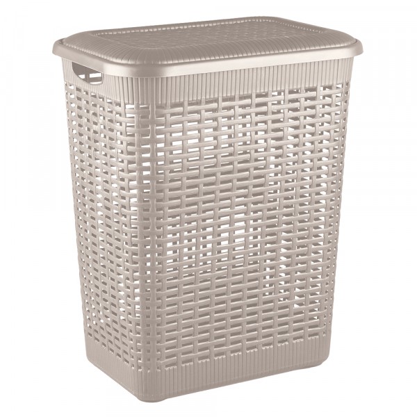 Фото Корзина для белья 30л 370*260*465 mix 4312933