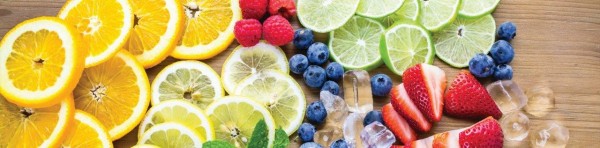 Фото Панель стеновая мдф 600*2440мм цитрусовый микс