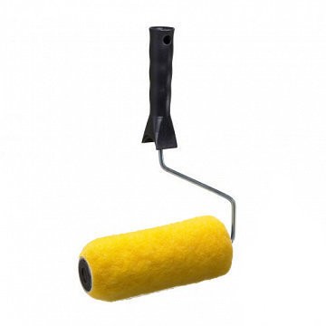 Фото Валик полиэстр 20/180/40мм желтый, в сборе, каркас 0303011