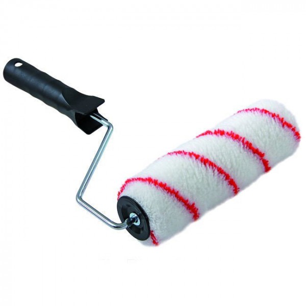 Фото Валик полиакр. 11/230/40мм с красной нитью, в сборе, каркас 0303016