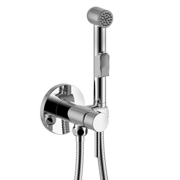 Фото Смеситель rossinka x25-51 с гигиеническим душем встраиваемый