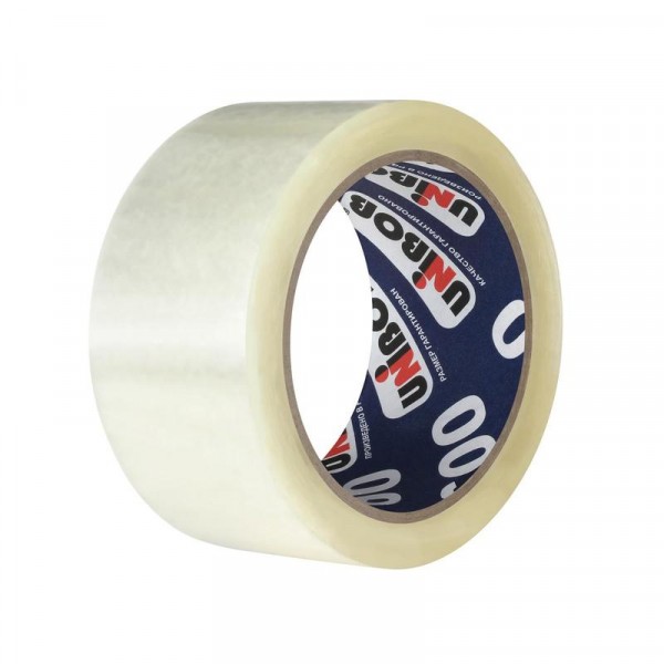 Фото Скотч упаковочный 48мм*66м прозрачный unibob 28130