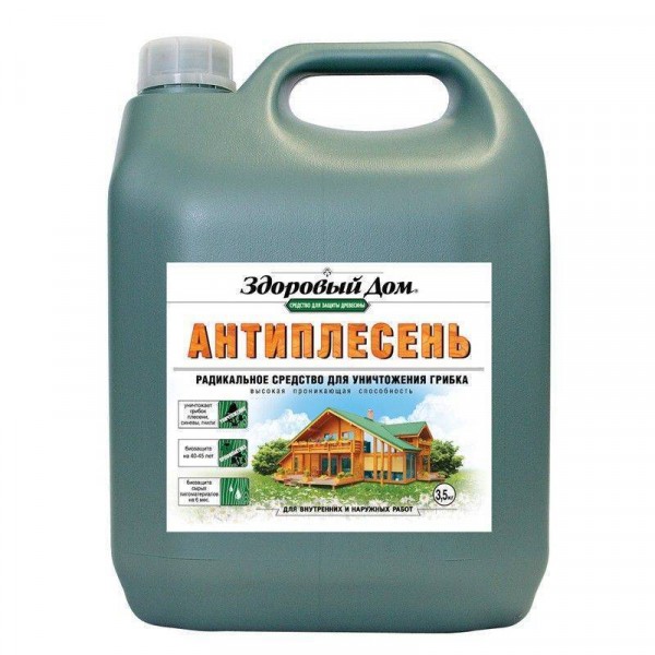 Фото Деревозащитное средство здоровый дом антиплесень 3,5кг