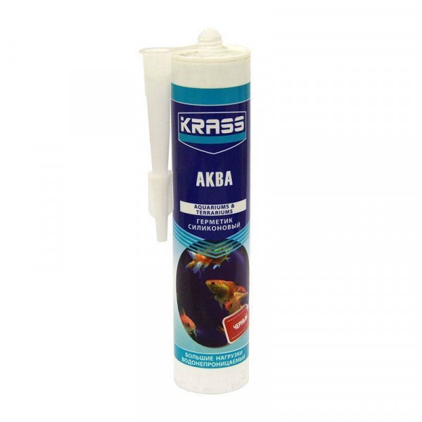Фото Герметик krass aqua 300мл черный