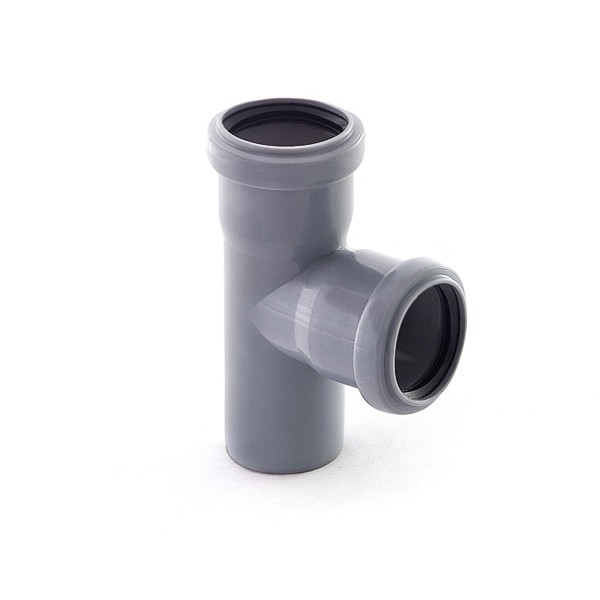 Фото Тройник канализационный 50/50/90°