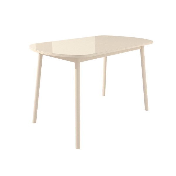 Фото Стол раздвижной leset мидел, кремовый