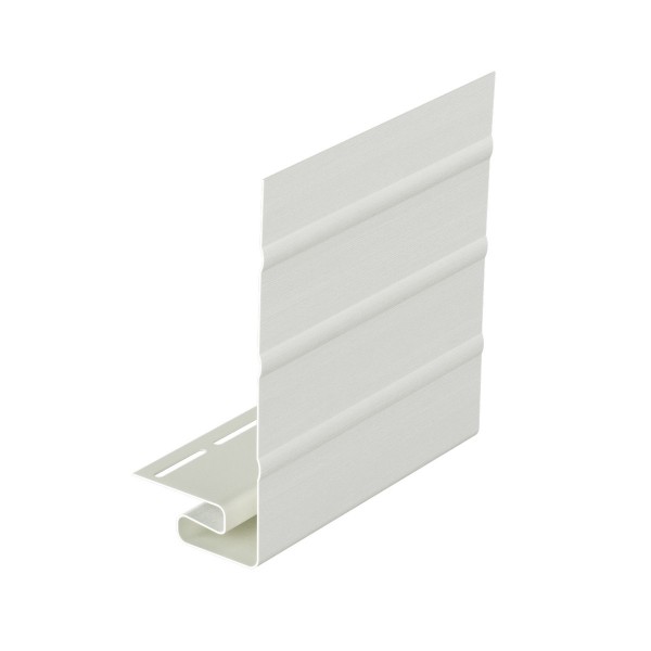 Фото Профиль j-фаска docke premium, цвет пломбир, 3 м