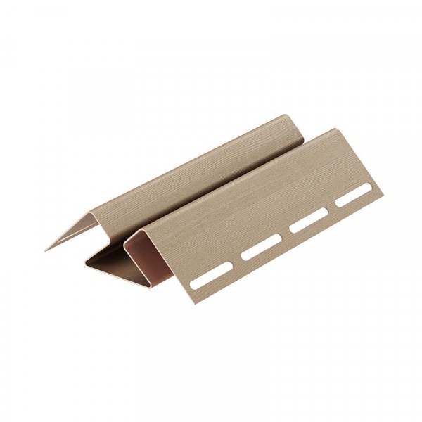 Фото Угол внутренний для сайдинга docke premium, цвет капучино, 33 м