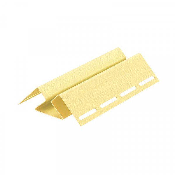 Фото Угол внутренний для сайдинга docke premium, цвет лимон, 3 м