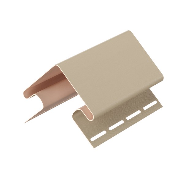 Фото Угол внешний для сайдинга docke premium, цвет крем-брюле, 3 м