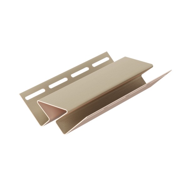 Фото Угол внутренний для сайдинга docke premium, цвет крем-брюле, 3 м