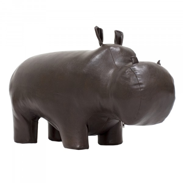 Фото Пуф leset бегемот мини, темно-коричневый