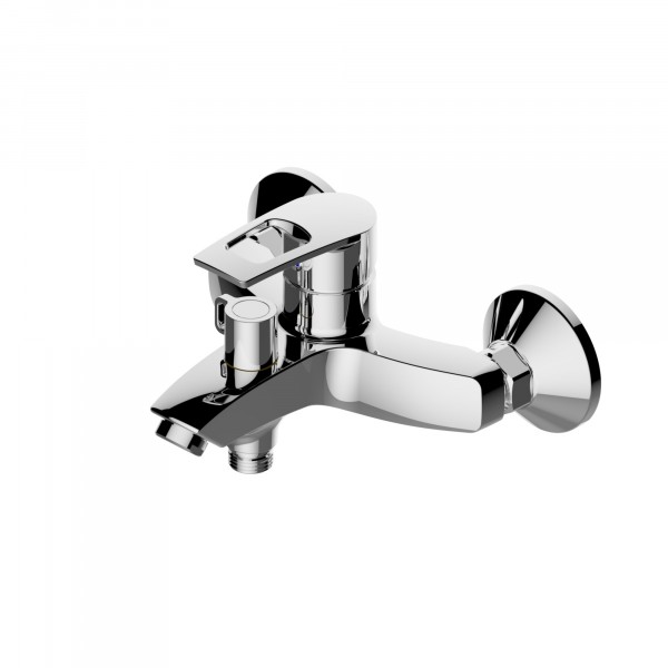 Фото Смеситель leon для ванны, короткий излив