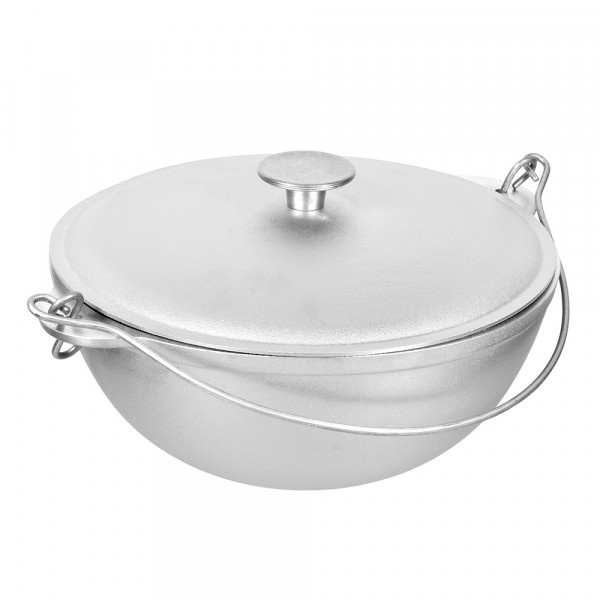 Фото Казан алюминиевый boyscout литой с крышкой 4 л, азиатская чаша