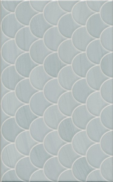 Фото Керамическая плитка 25х40 сияние голубой структура