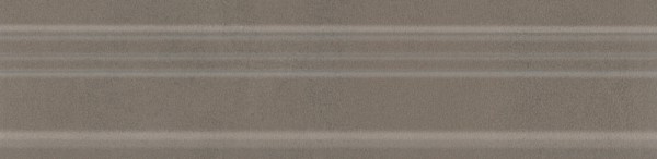 Фото Керамический бордюр 20х5 багет параллель коричневый