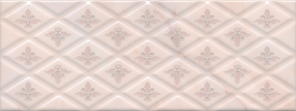 Фото Керамический декор 15x40 флораль 1