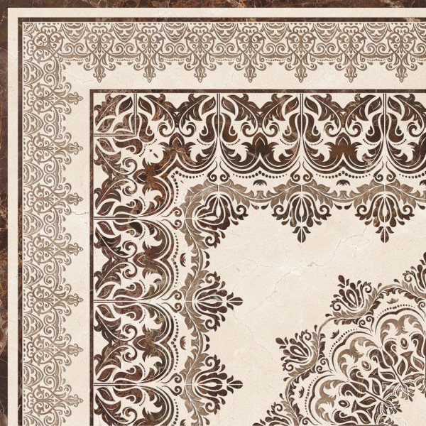 Фото Плитка напольная venecia roseton 45x45 48156