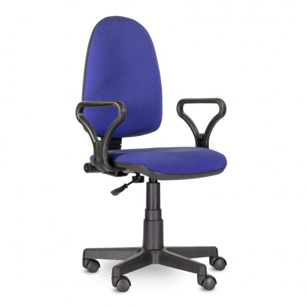 Фото Кресло utfc престиж самба с-15 (черно-синий мелкая клетка)