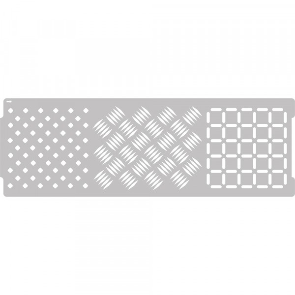 Фото Трафарет нержавейка 46х16