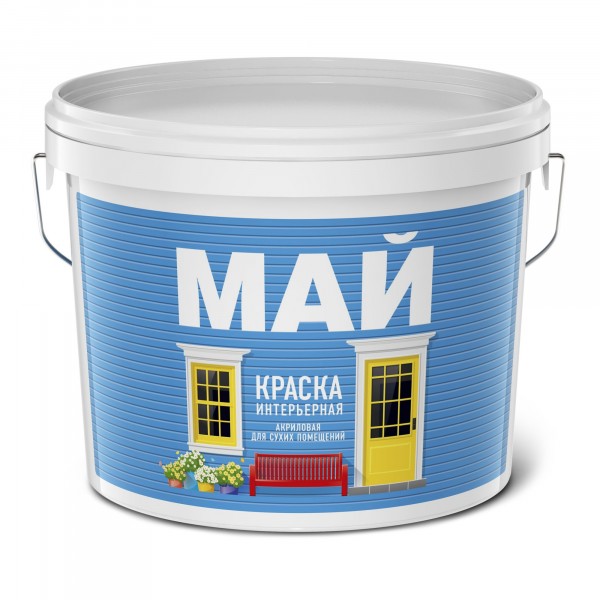 Фото Краска май интерьерная 6кг