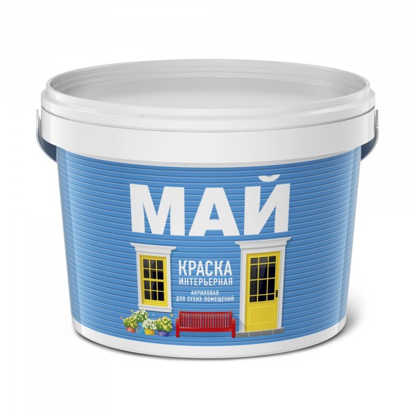 Фото Краска май интерьерная 2,5кг