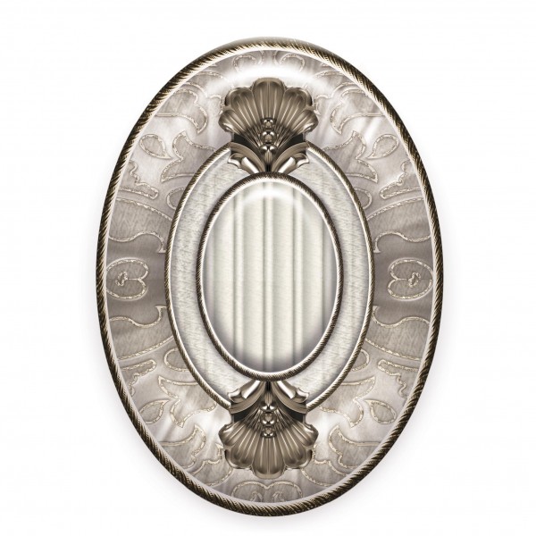 Фото Вставка medallon leonora plata-perla 14x10