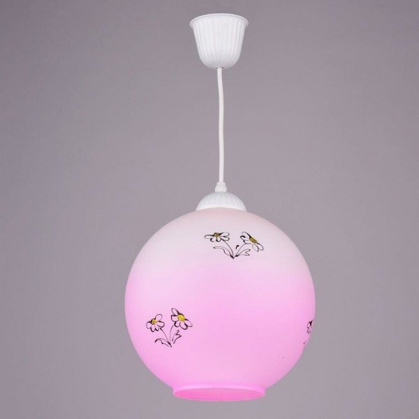 Фото Люстра подвесная россвет рс-569 ромашки е27 1x60вт ip20