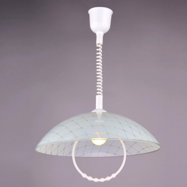 Фото Люстра подвесная россвет рс-025 сетка д.360 е27 1x60вт ip20