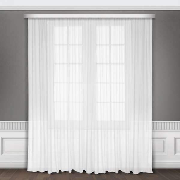 Фото Тюль классика 300х270 лента белая