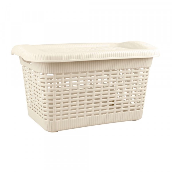 Фото Корзина универсальная 20л econova 450х300х250мм бежевый 4312932