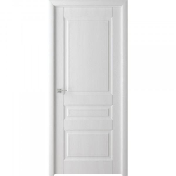 Фото Полотно дверное глухое каскад,пвх 2000х700мм,белый ясень