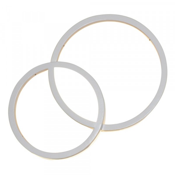 Фото Светильник настенный fl411 wh 28w 4000k 330*310*50 (без пду)