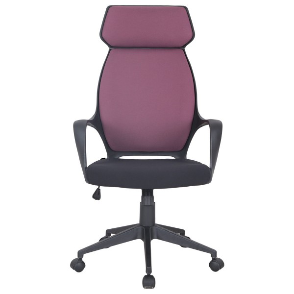 Фото Кресло офисное brabix galaxy ex-519 ткань черный/терракотовый 531570