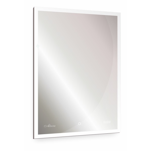 Фото Зеркало для ванной barcelona 500х700 с часами