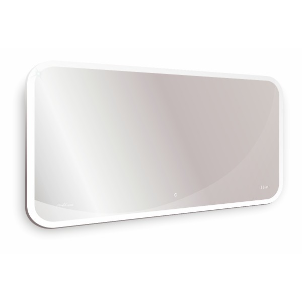 Фото Зеркало для ванной viana 1200х700 с часами