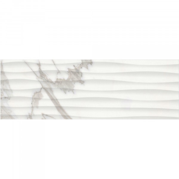 Фото Настенная плитка миланезе дизайн каррара 20х60 белый 1064-0158