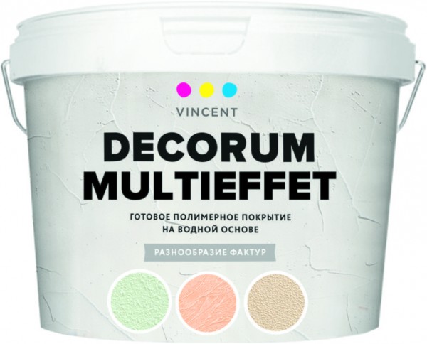 Фото Покрытие vincent decorum d2 мультиэффект 18кг