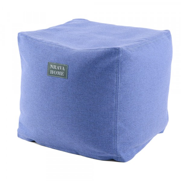 Фото Пуф квадрат (синий)