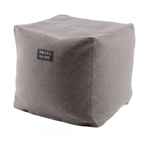 Фото Пуф квадрат (серый)
