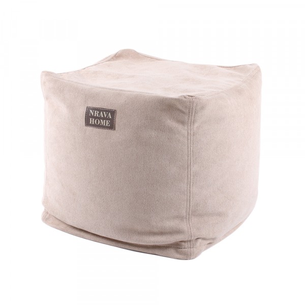 Фото Пуф квадрат (бежевый)