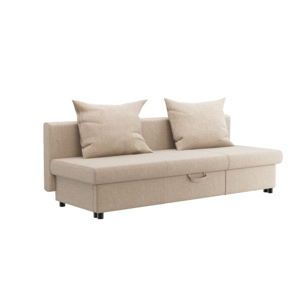 Фото Диван-кровать ривьера 2000х800х630 cream