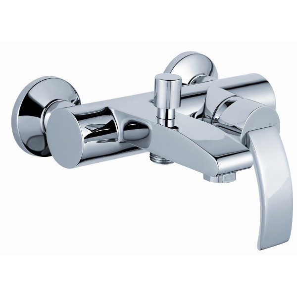Фото Смеситель alcora lake для ванны и душа, хром (с душевым комплектом)