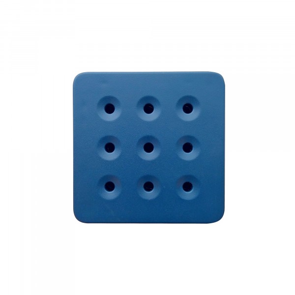 Фото Переходник 3*3 на 4 розетки с подсветкой темно-синий, розеткус-8